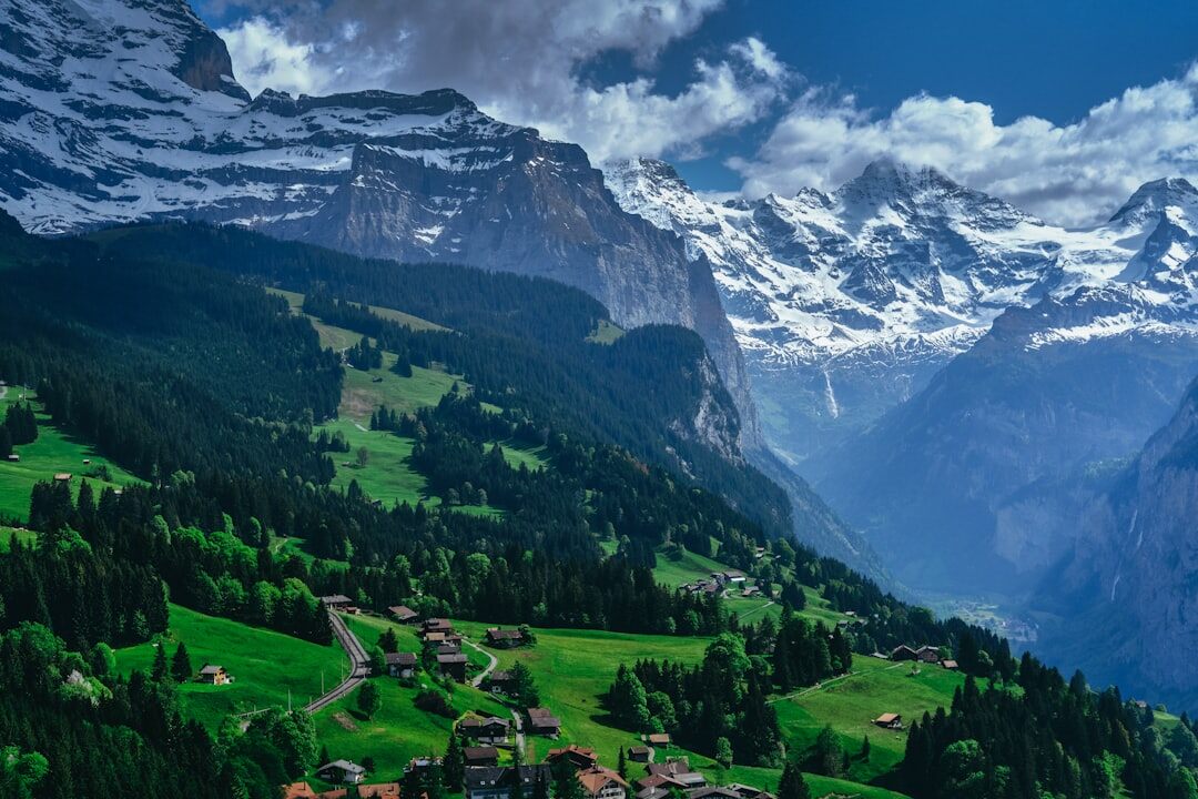 swiss alps landscape